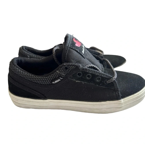 NWOT McClain Boys Canvas Low Top Skater Sneakers Size 5 - Picture 5 of 9